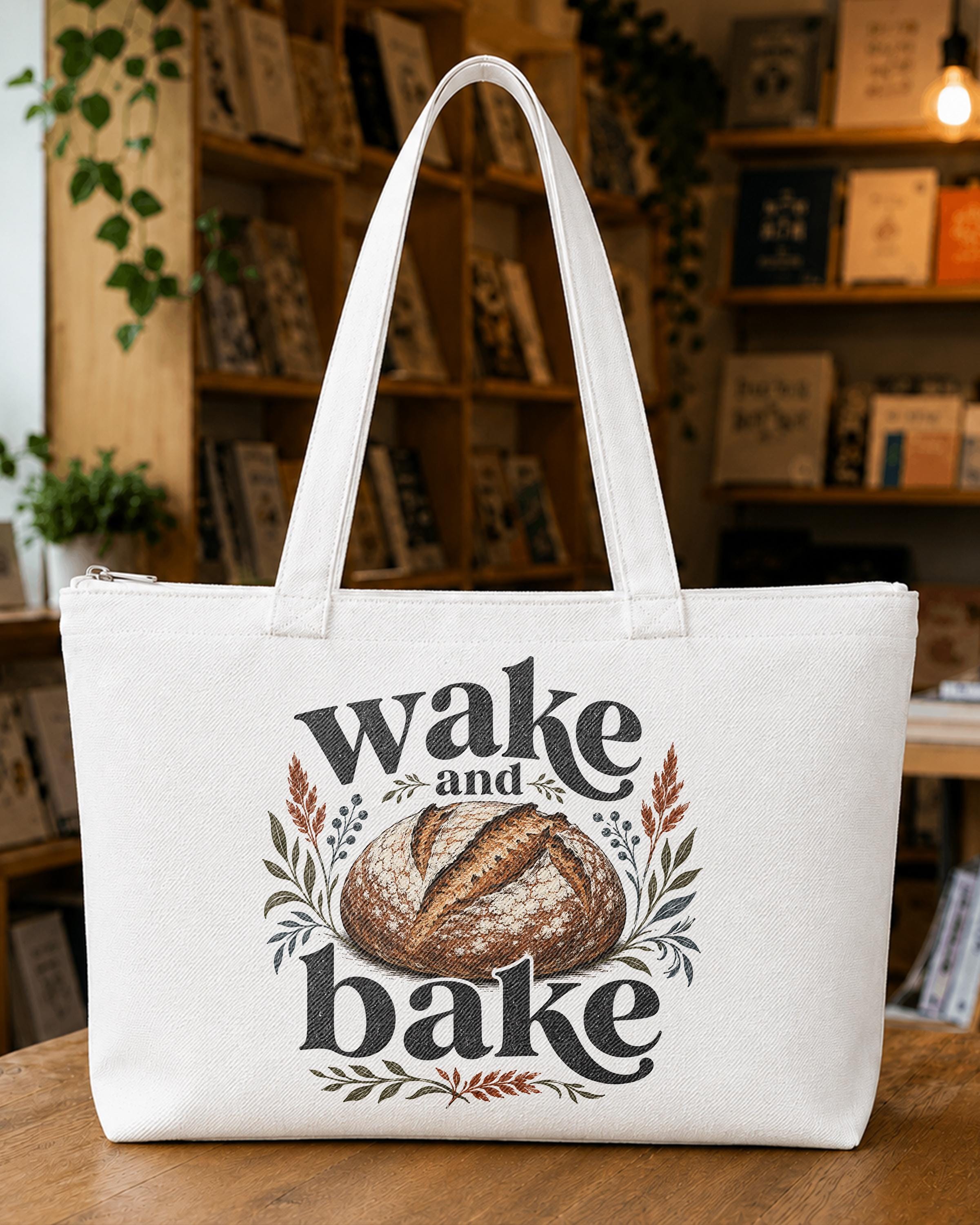 Wake and Bake Tote Bag