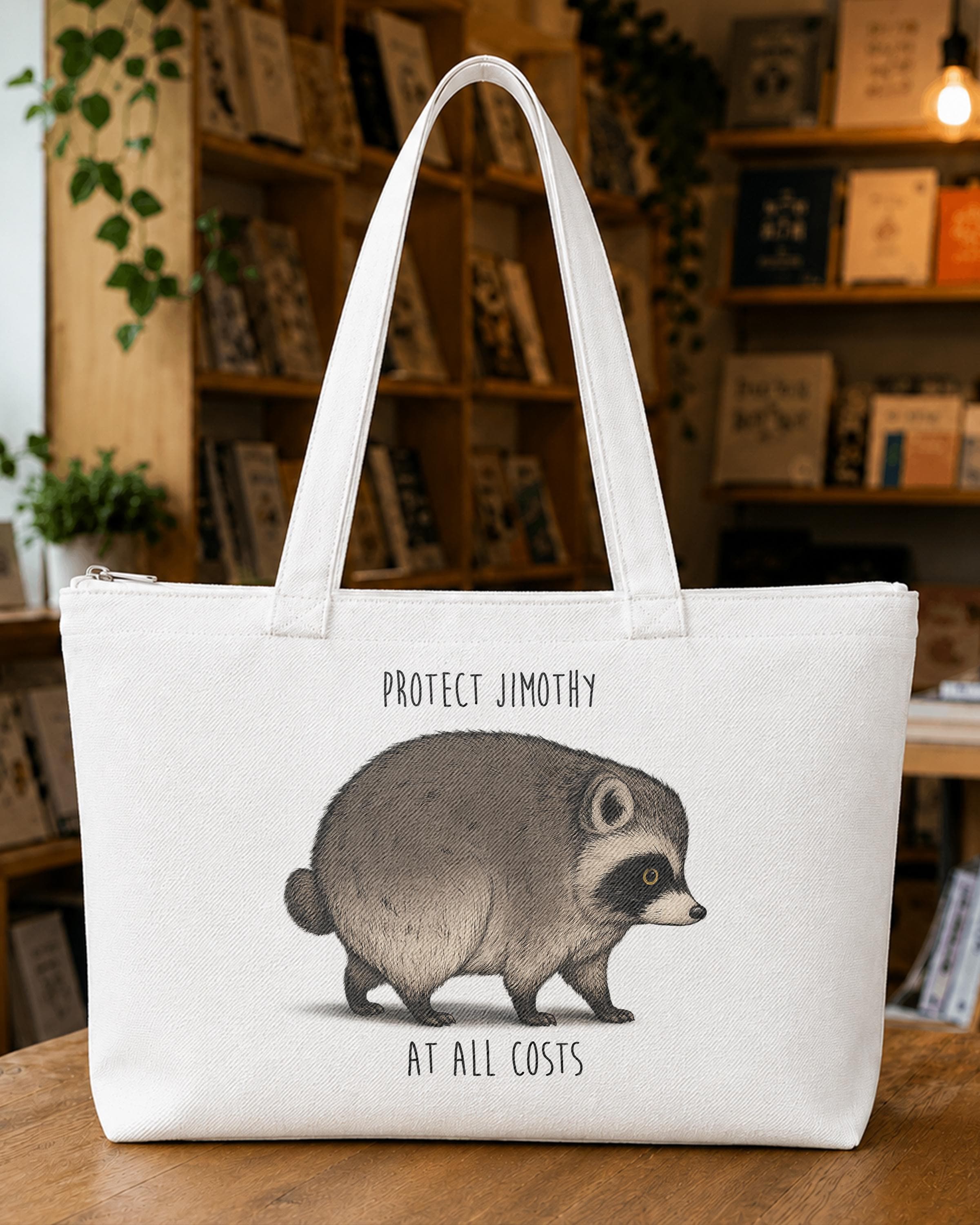 Protect Jimothy At All Costs Tote Bag