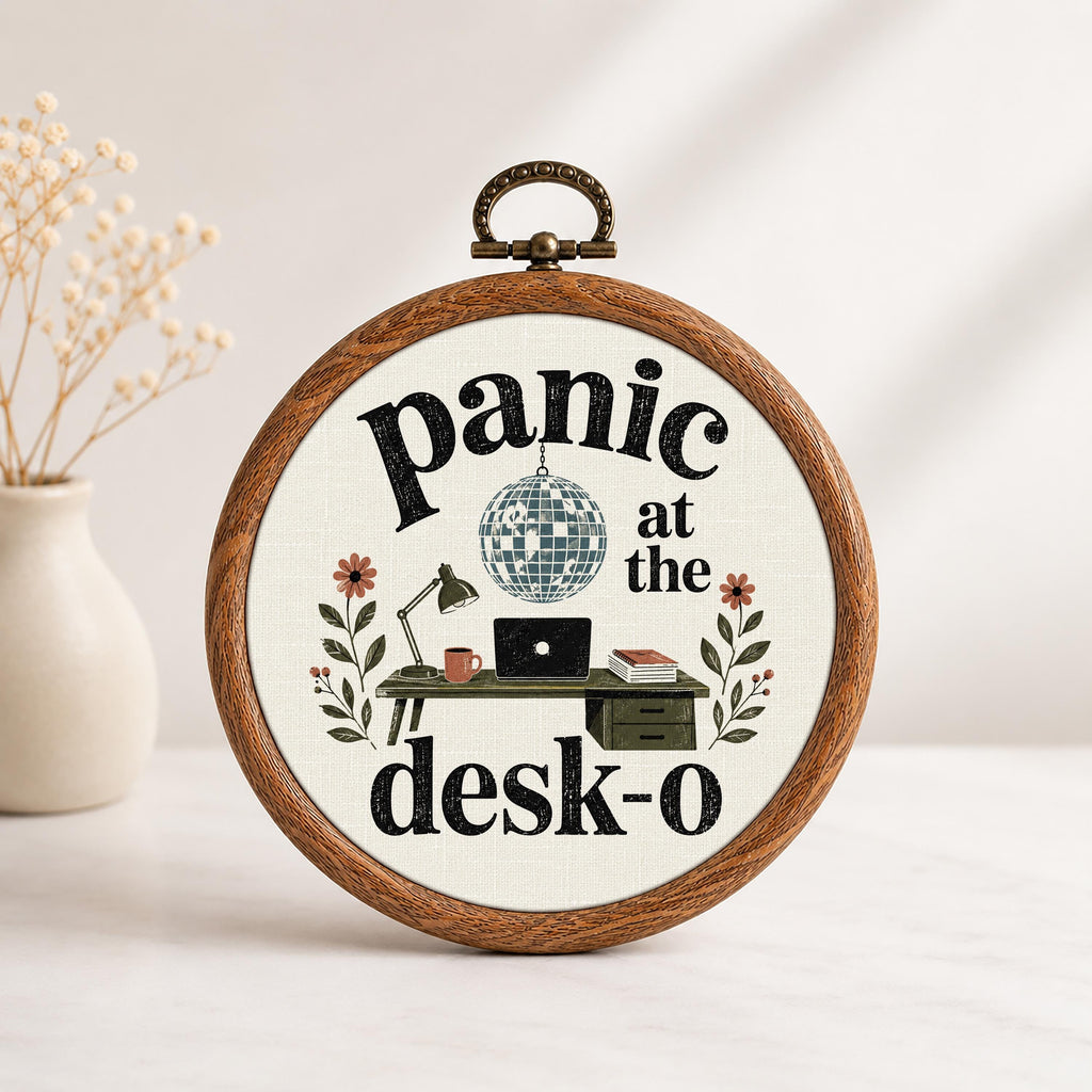 Panic at the Desk O Wall Art