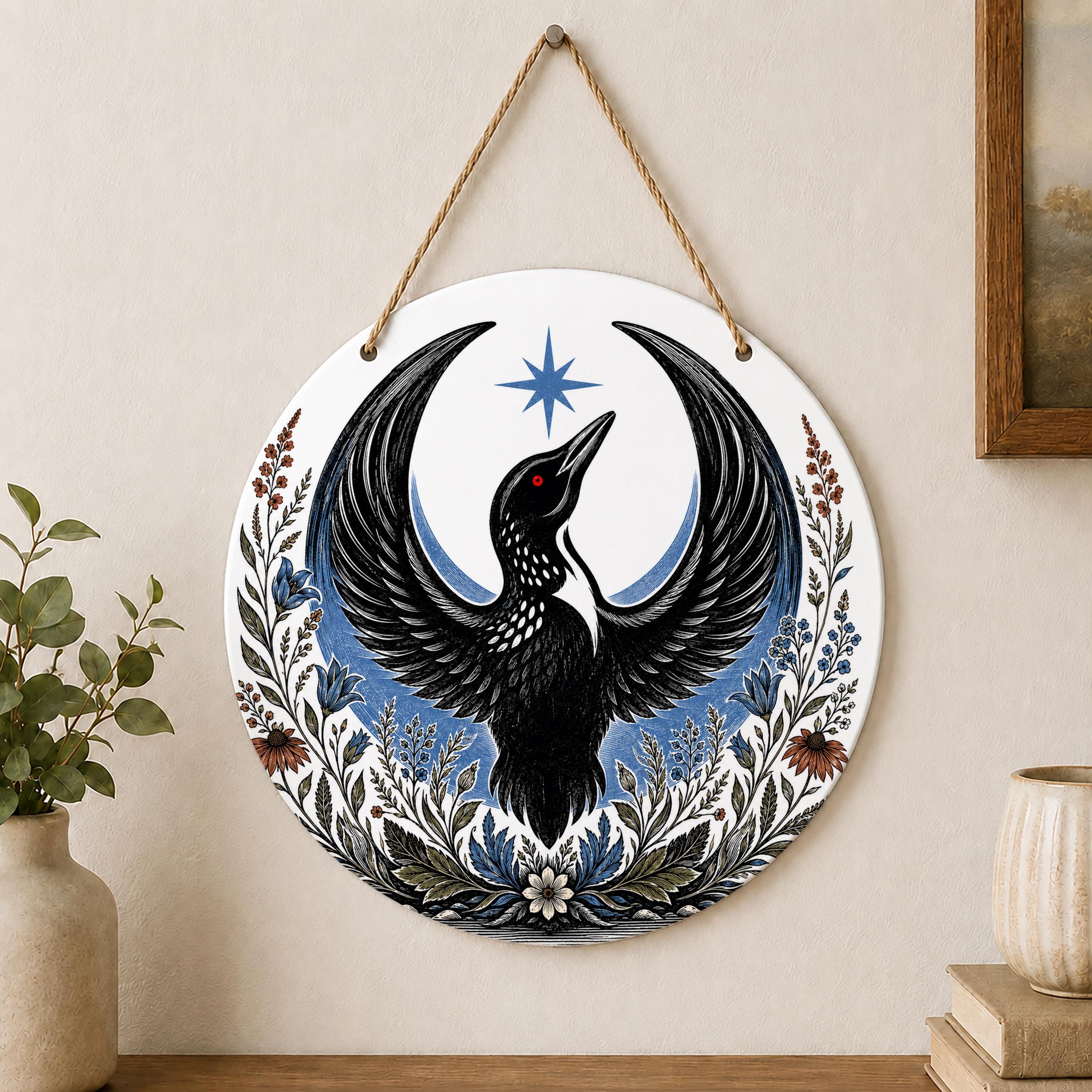 Rebel Loon Indoor Outdoor Hanging Decoration Progressive Bird Decor