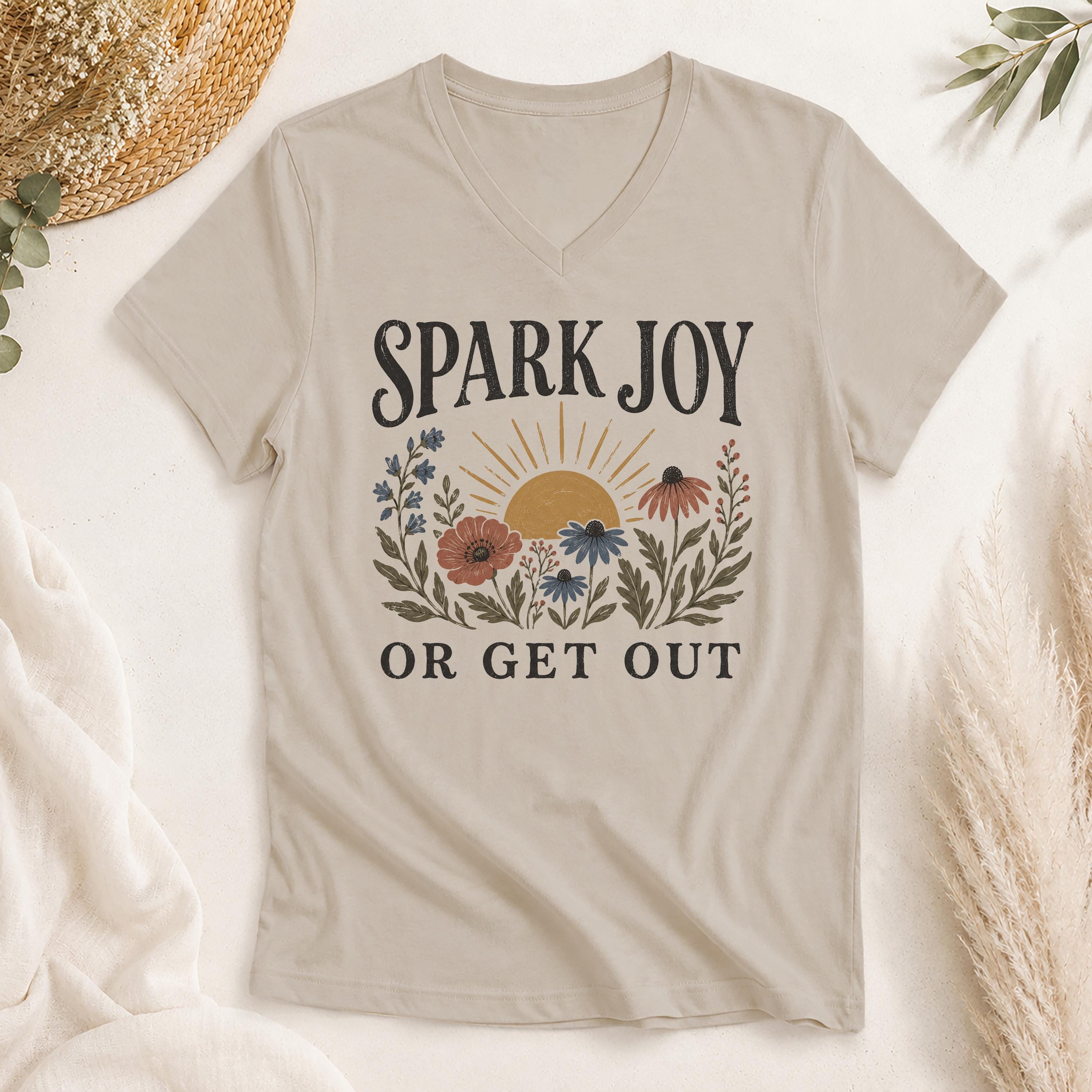 Spark Joy Floral Shirt