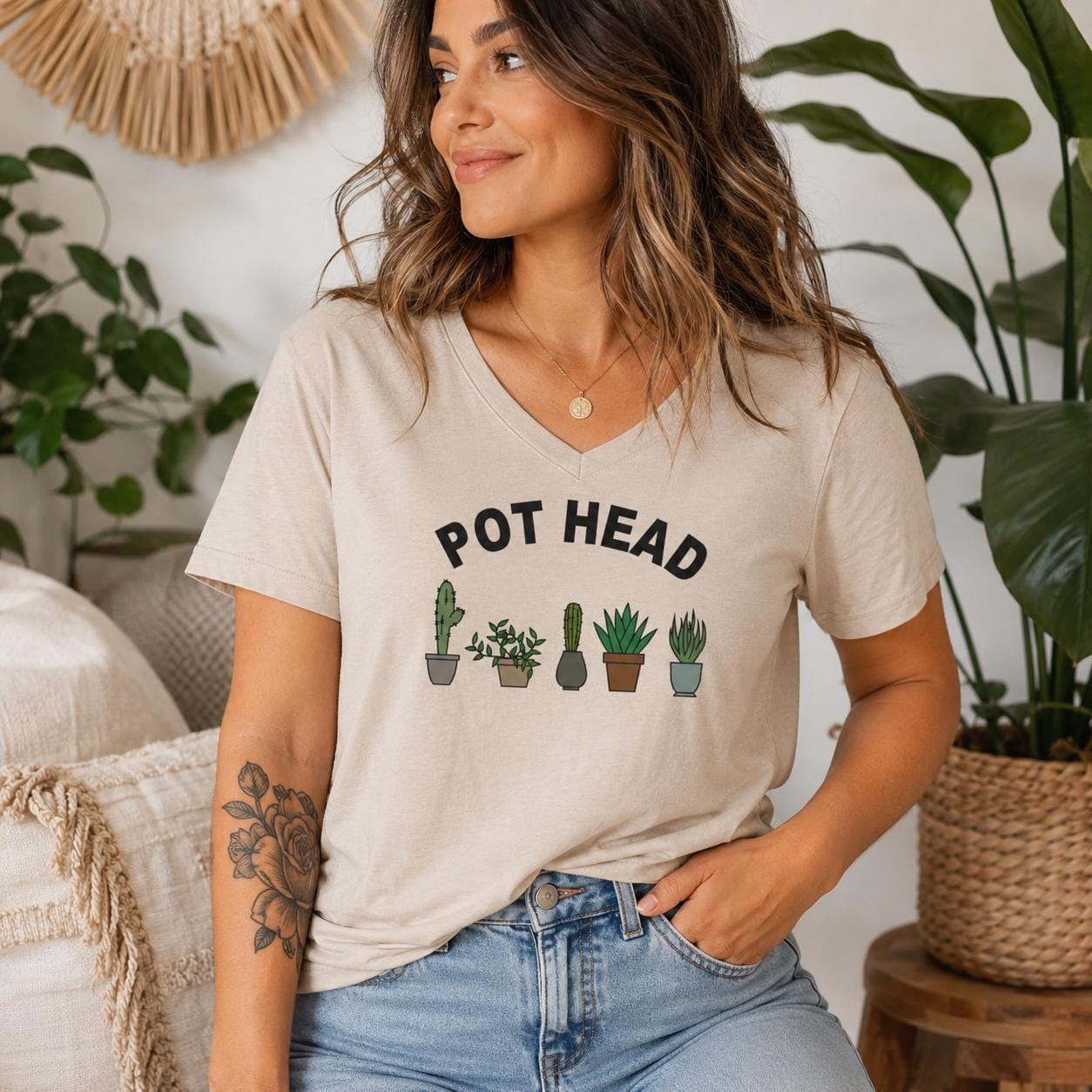 Pot Head Plant Lover Shirt
