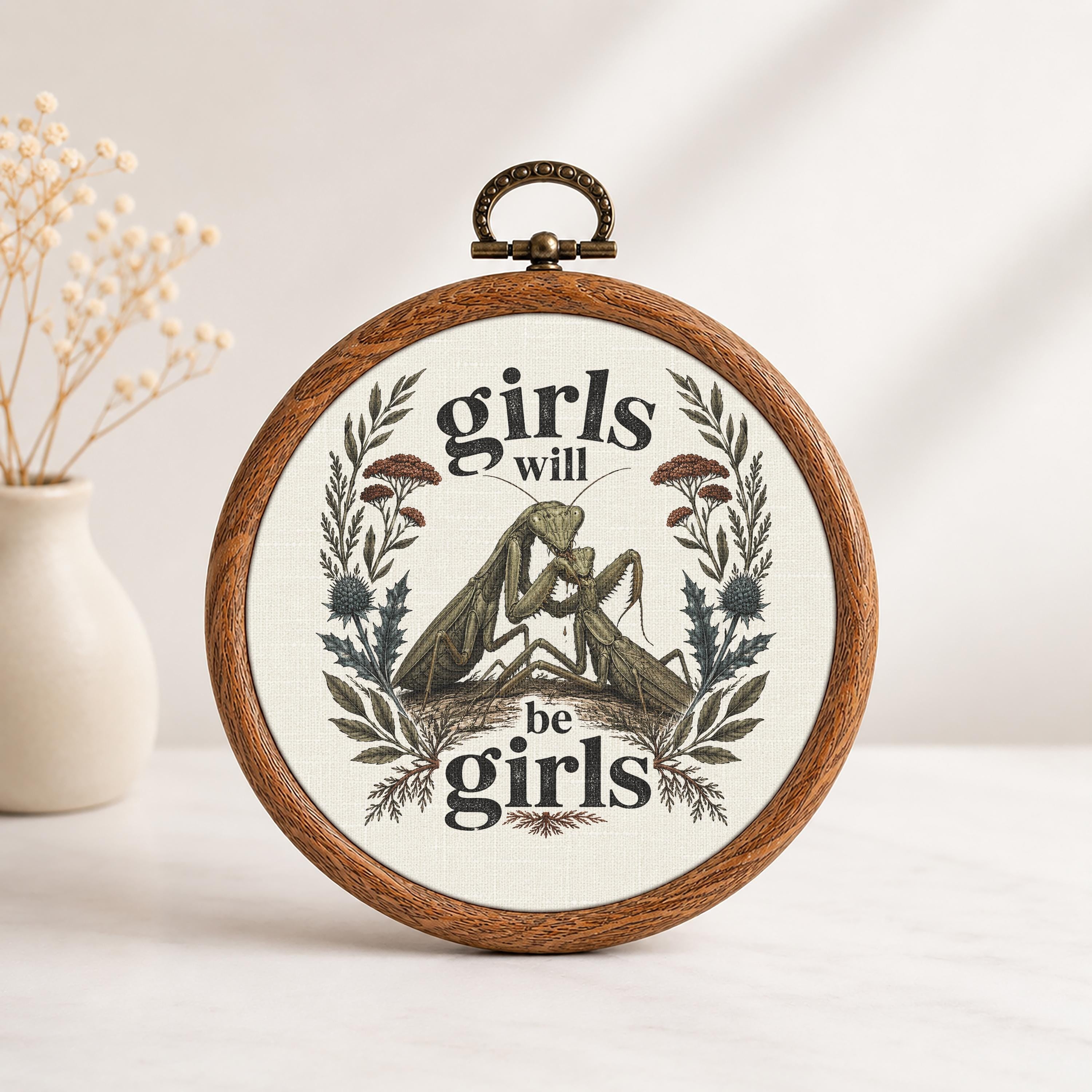 Girls Will Be Girls Wall Art