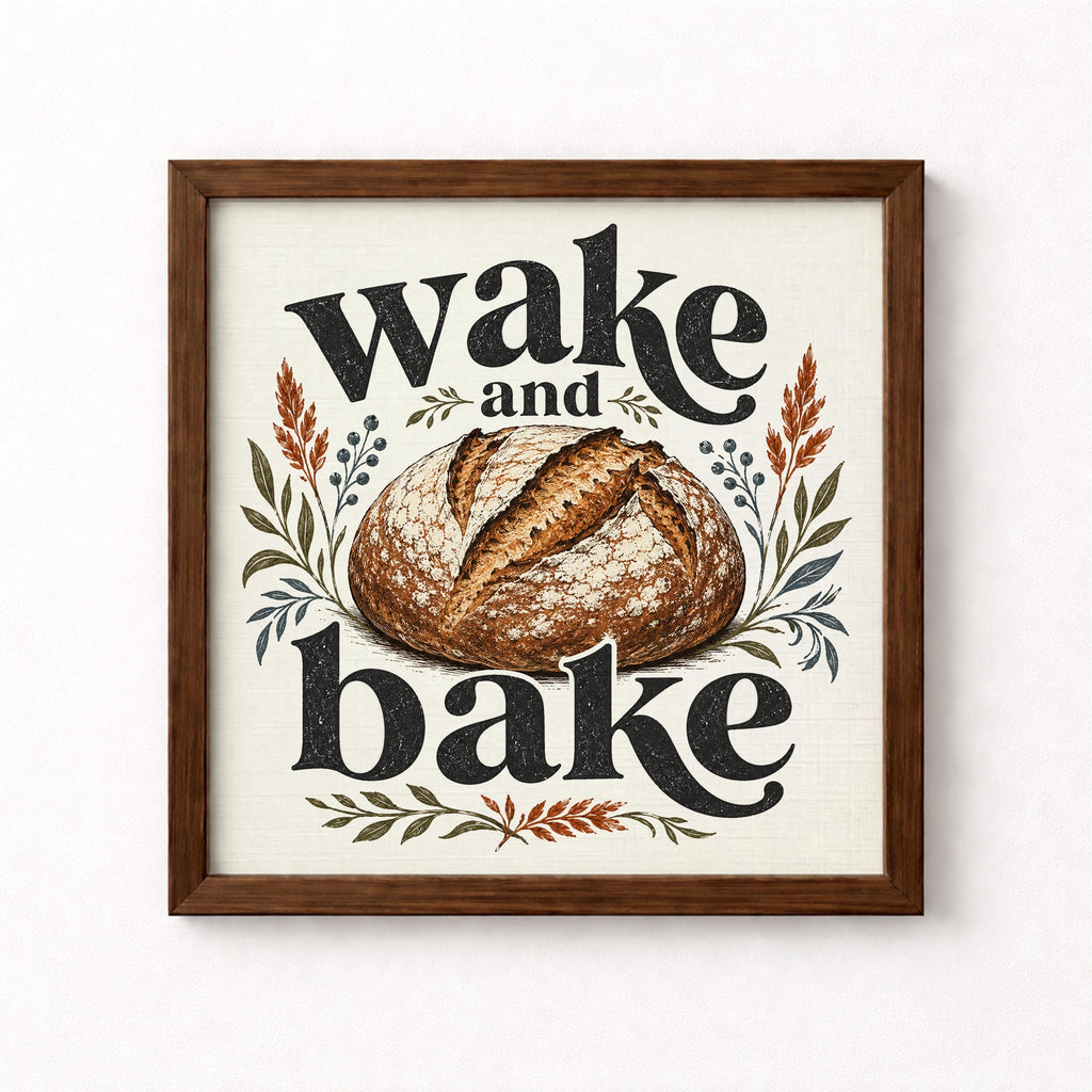 Wake and Bake Unframed Art Print