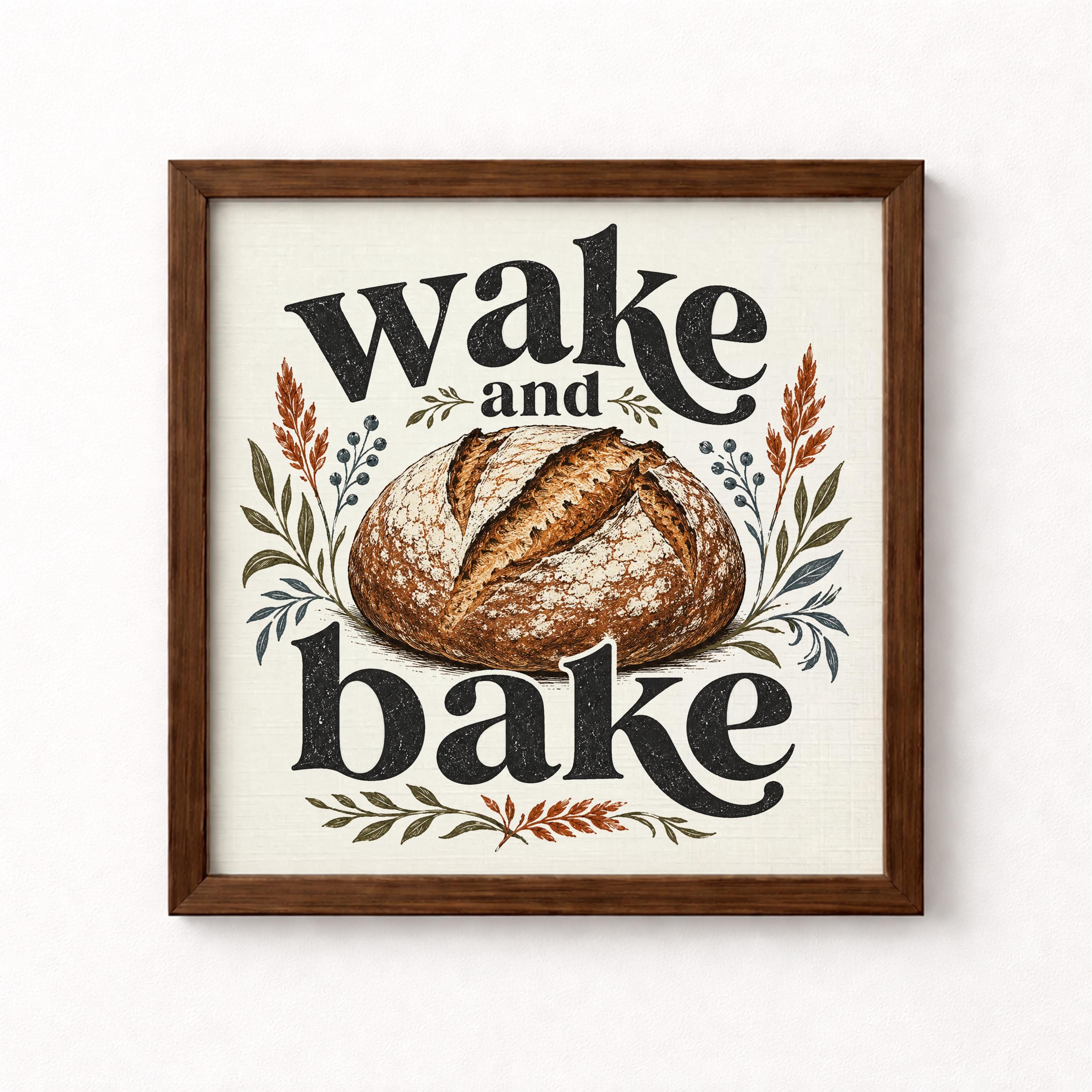 Wake and Bake Unframed Art Print