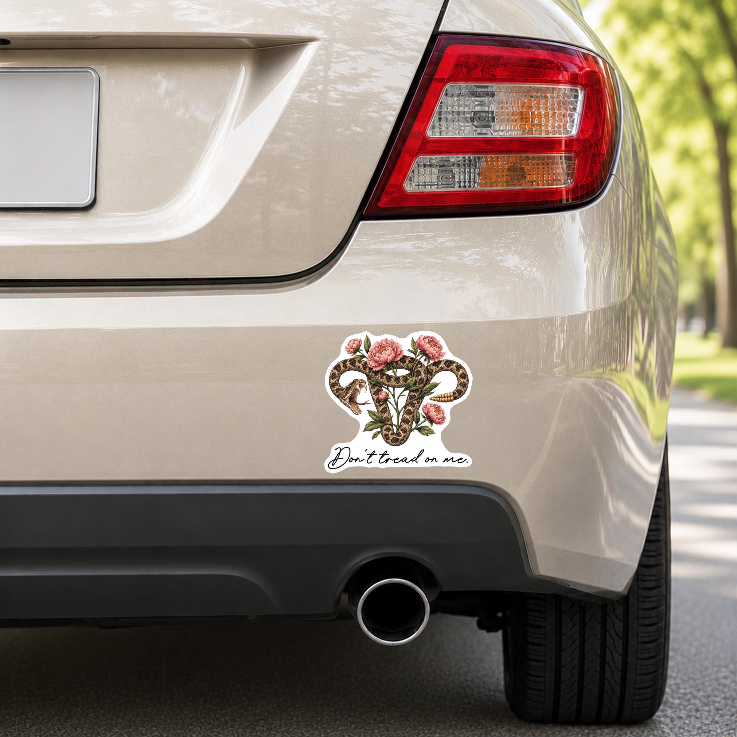 Don't Tread on My Uterus Decal