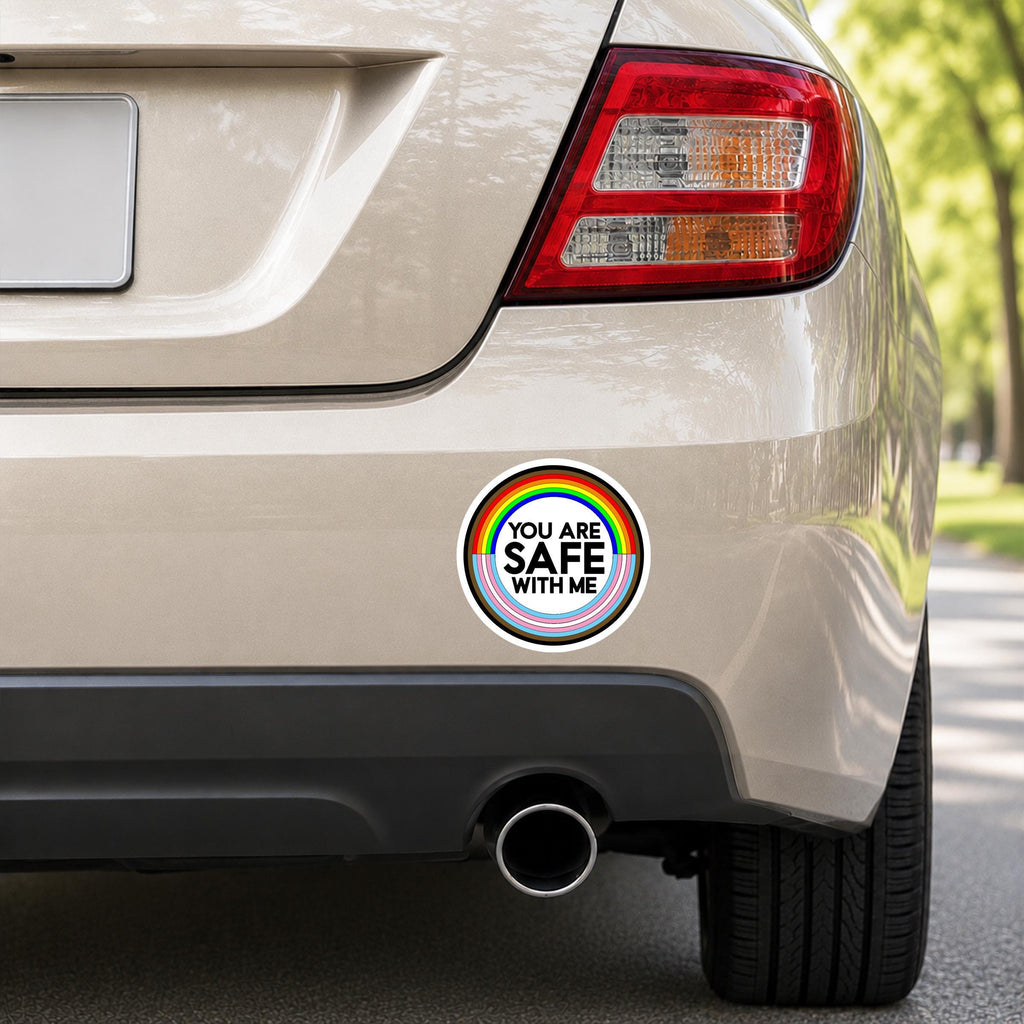 You Are Safe With Me Decal