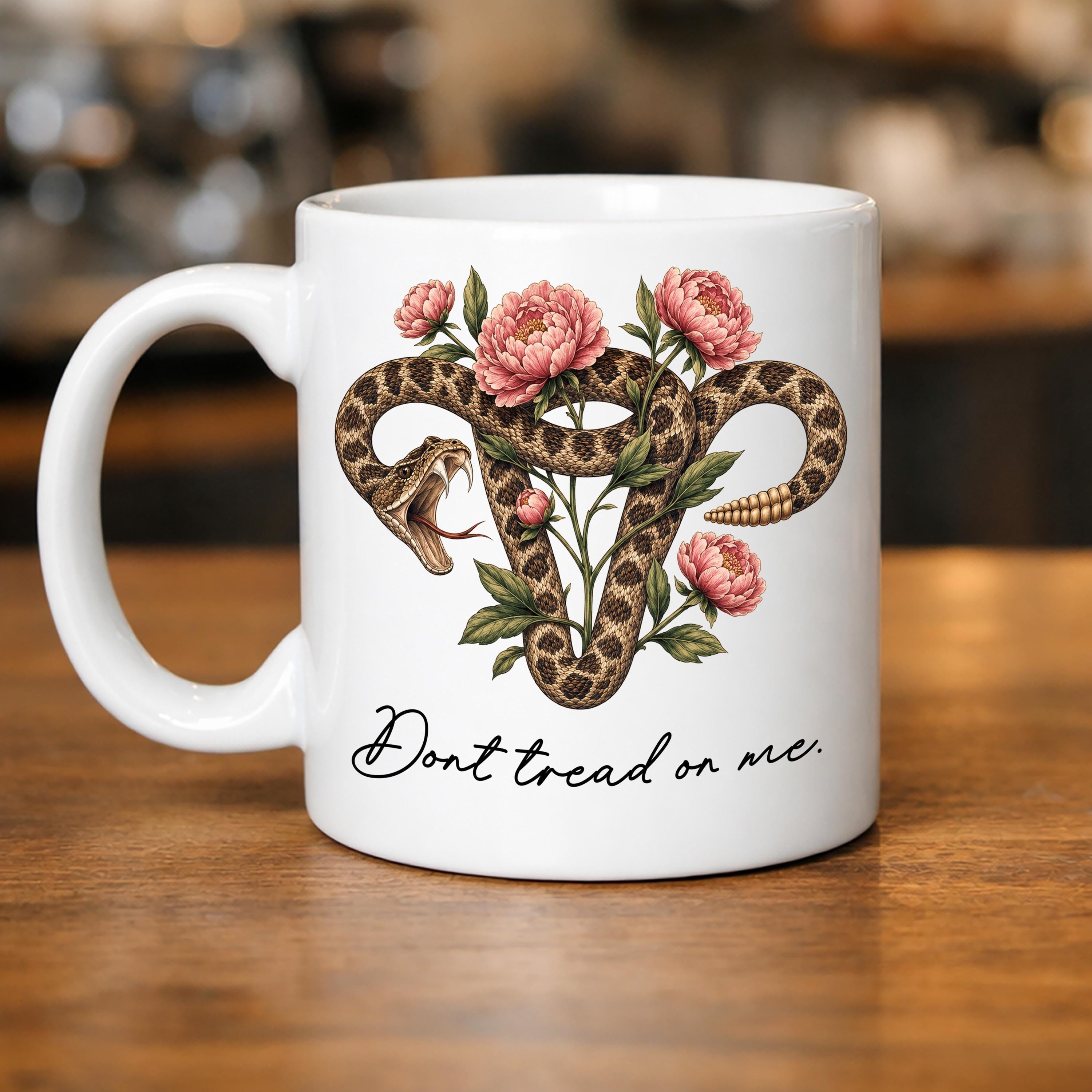 Don't Tread on My Uterus Coffee Mug Pro Choice Feminist Mug Women's Rights Gift Ceramic Coffee Cup