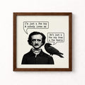 Edgar Allan Poe Boy Unframed Art Print