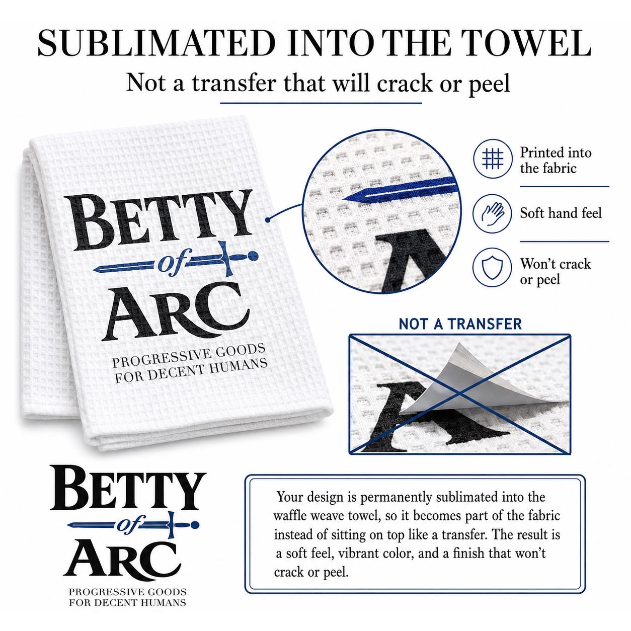 If You Litter You're A Bitch Hand Towel