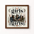 Girls Will Be Girls Witch Unframed Art Print