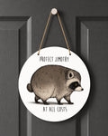 Protect Jimothy At All Costs Indoor Outdoor Decoration Short Spine Raccoon Decor