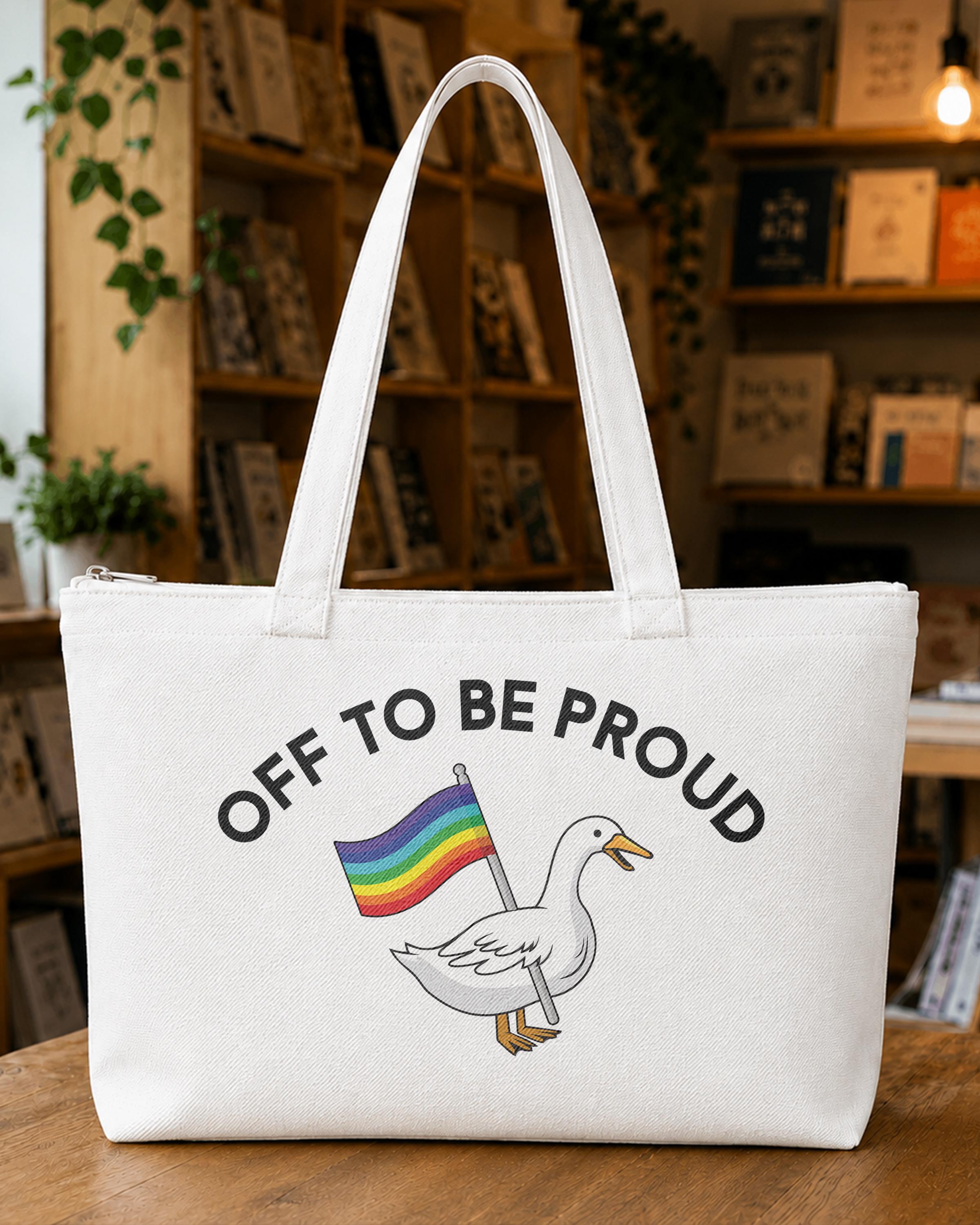 Off To Be Proud Goose Tote Bag