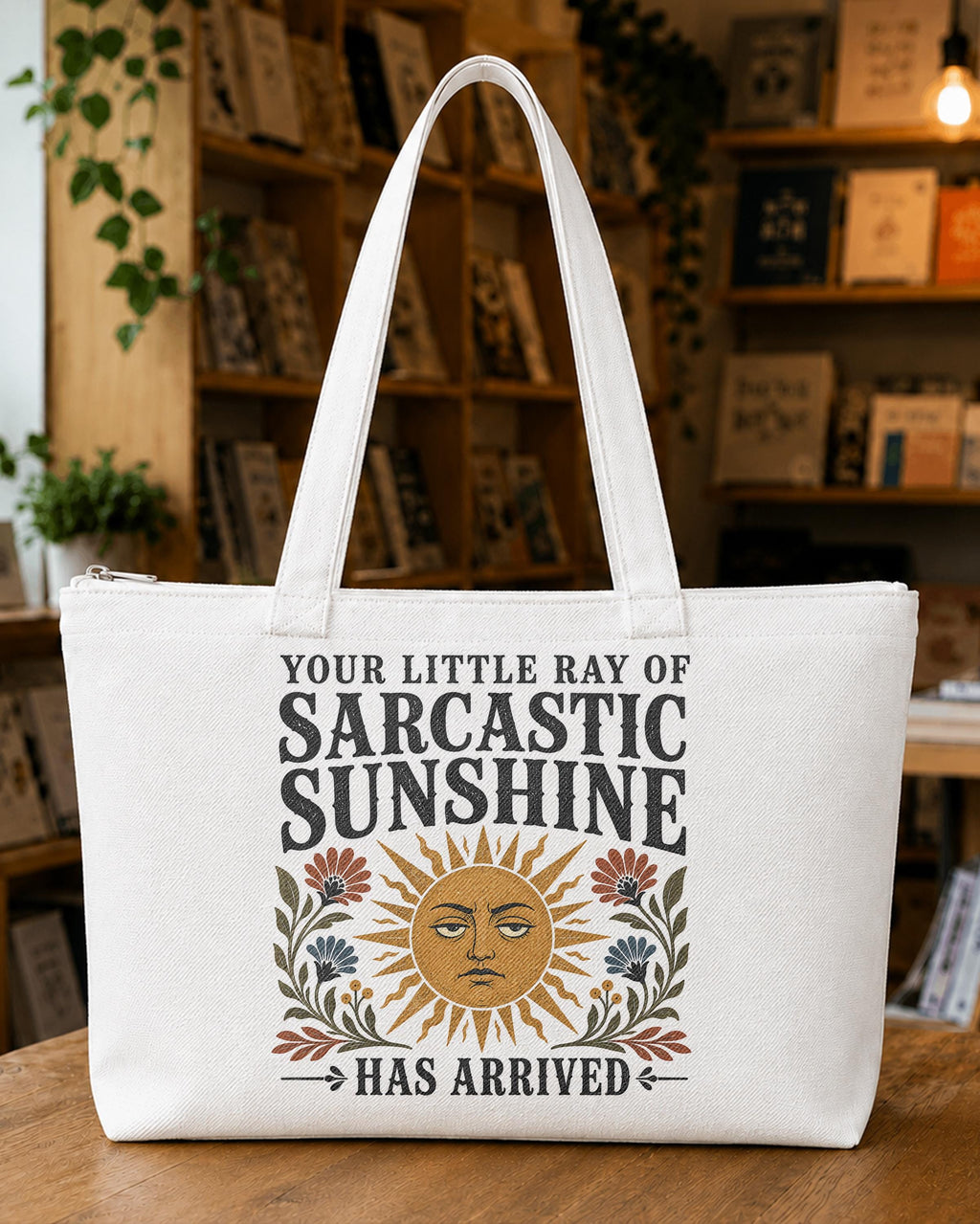 Your Little Ray of Sarcastic Sunshine Has Arrived Tote Bag