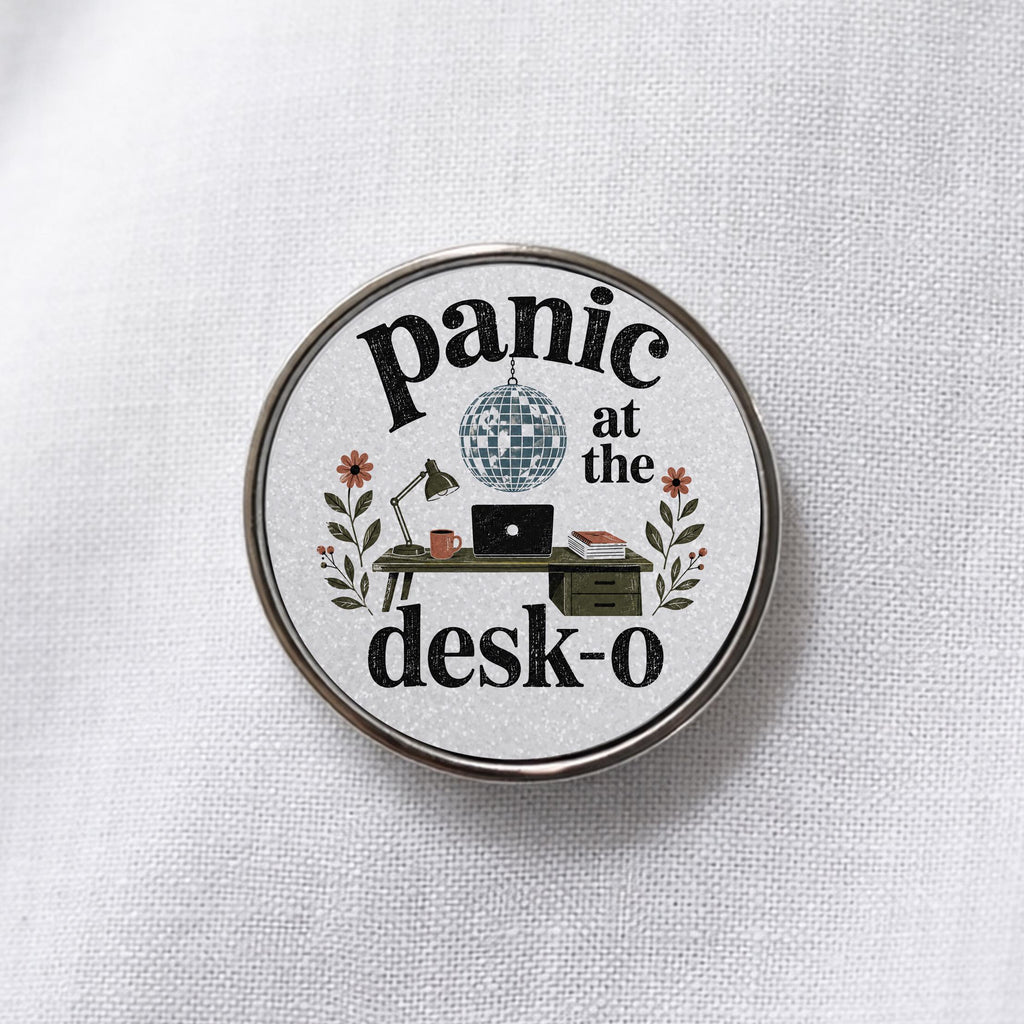 Panic at the Desk O Lapel Pin