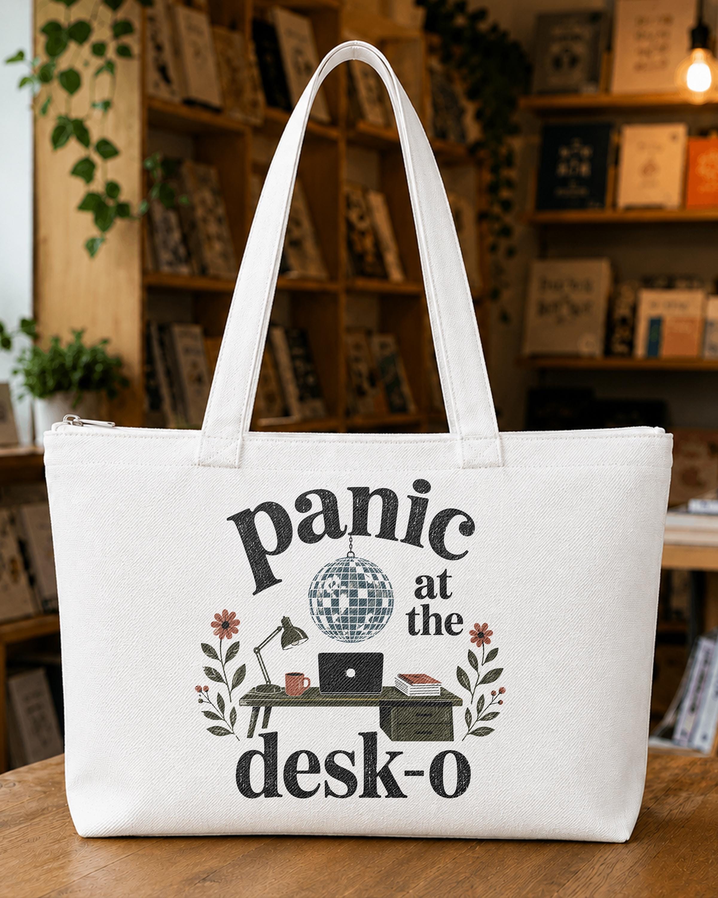 Panic at the Desk O Tote Bag