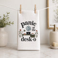 Panic at the Desk O Hand Towel Funny Office Kitchen Decor