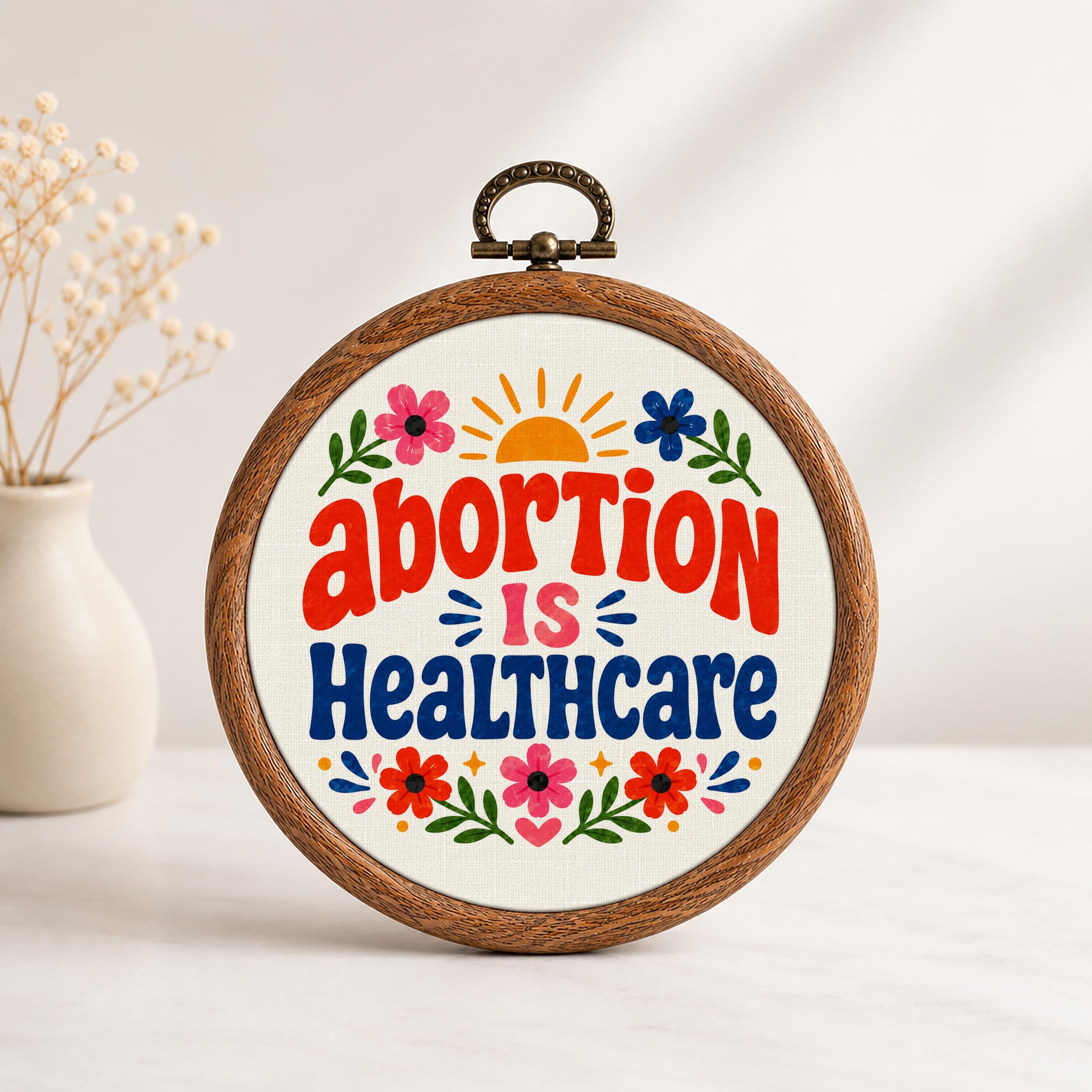 Abortion Is Healthcare Wall Art