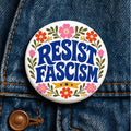 Resist Fascism Button