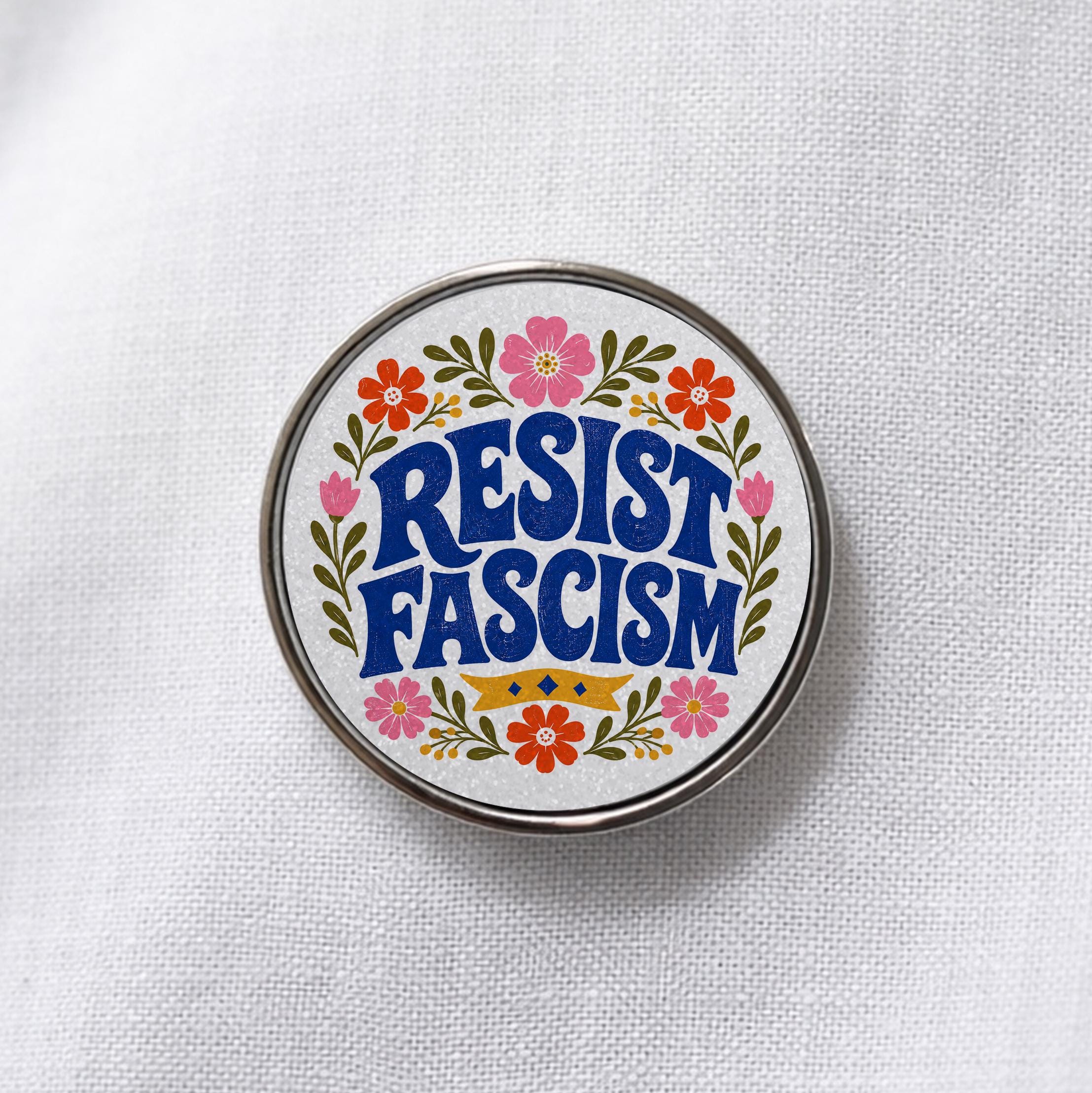 Resist Fascism Lapel Pin
