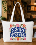 Resist Fascism Tote Bag