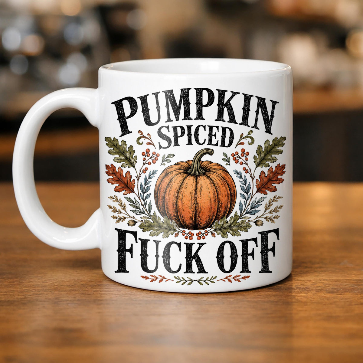 Pumpkin Spiced Fuck Off Mug