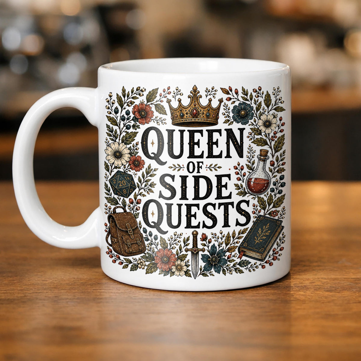 Queen of Side Quests Mug