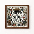Queen of Side Quests Unframed Art Print