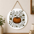 Fuck Trump Pumpkin Wall Hanging
