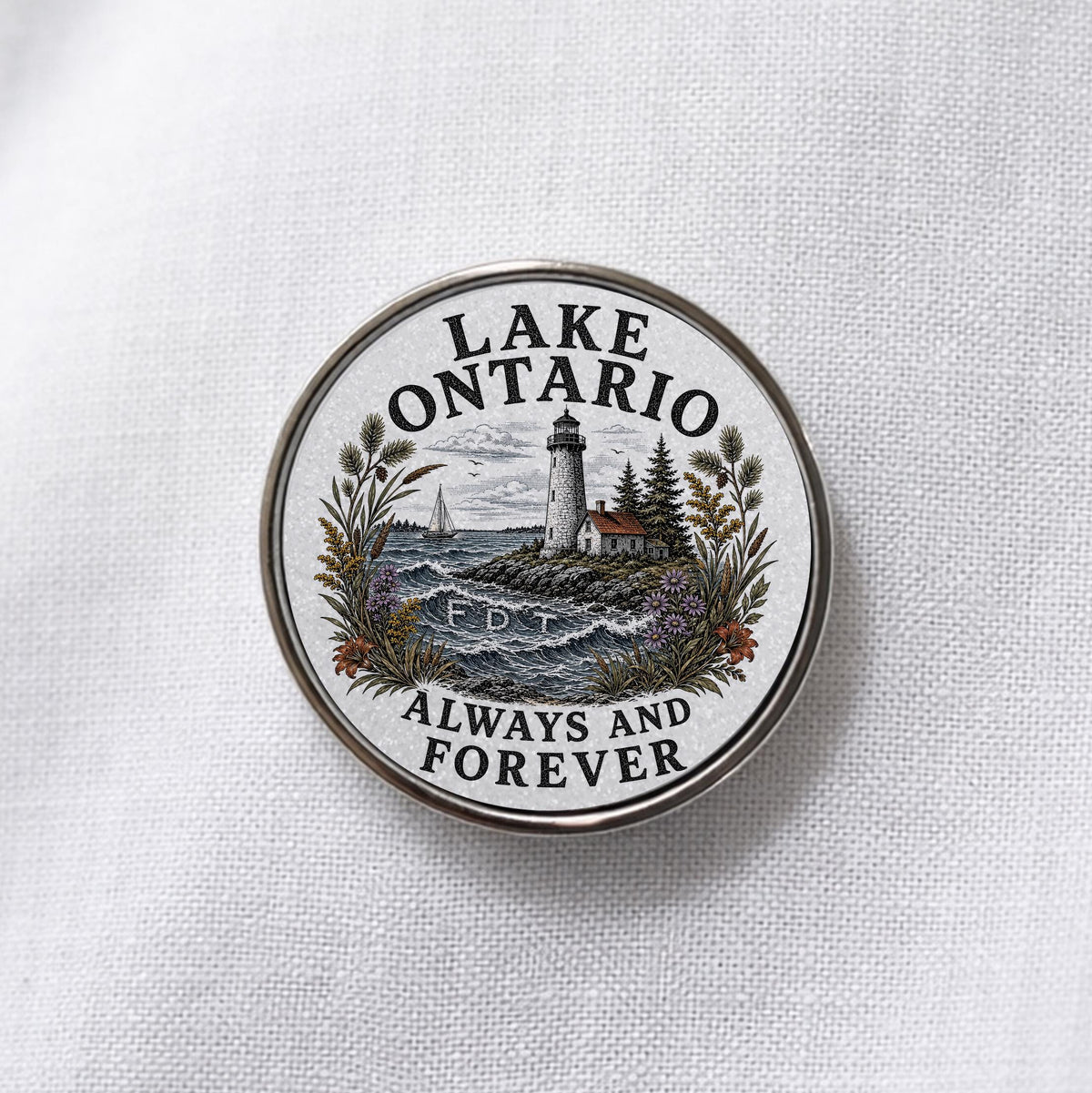 Lake Ontario Hidden FDT Lapel Pin