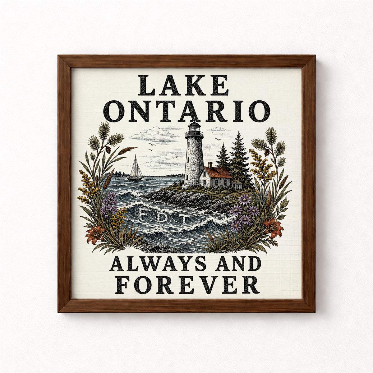 Lake Ontario Hidden FDT Unframed Art Print