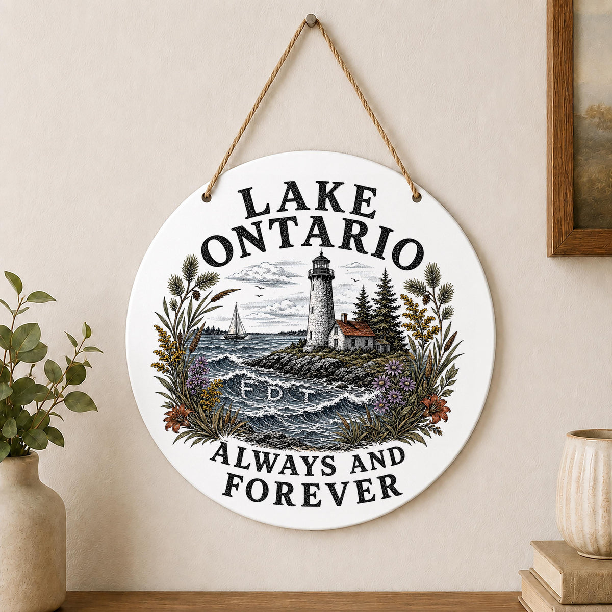 Lake Ontario Hidden FDT Wall Hanging