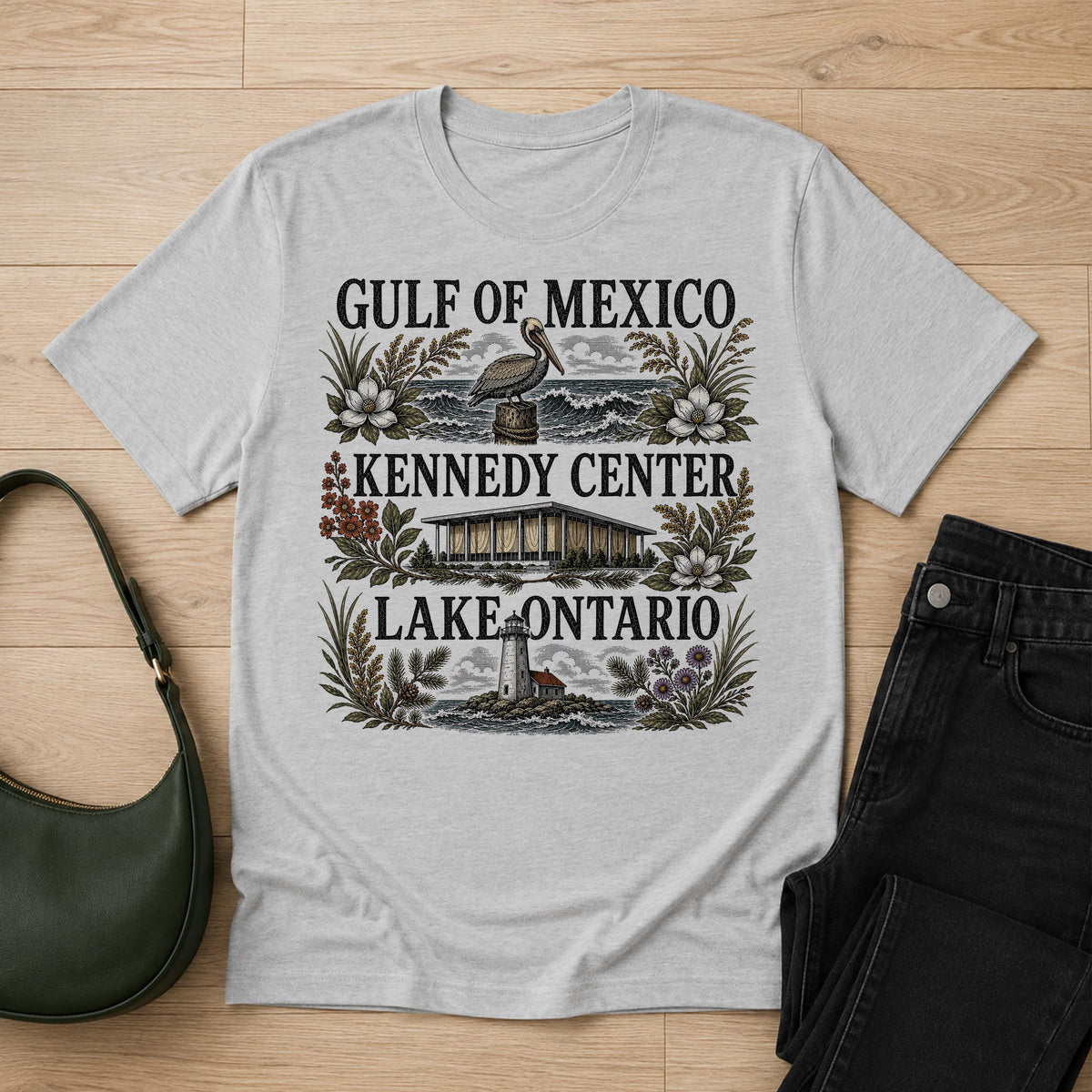 Gulf of Mexico Kennedy Center Lake Ontario Shirt