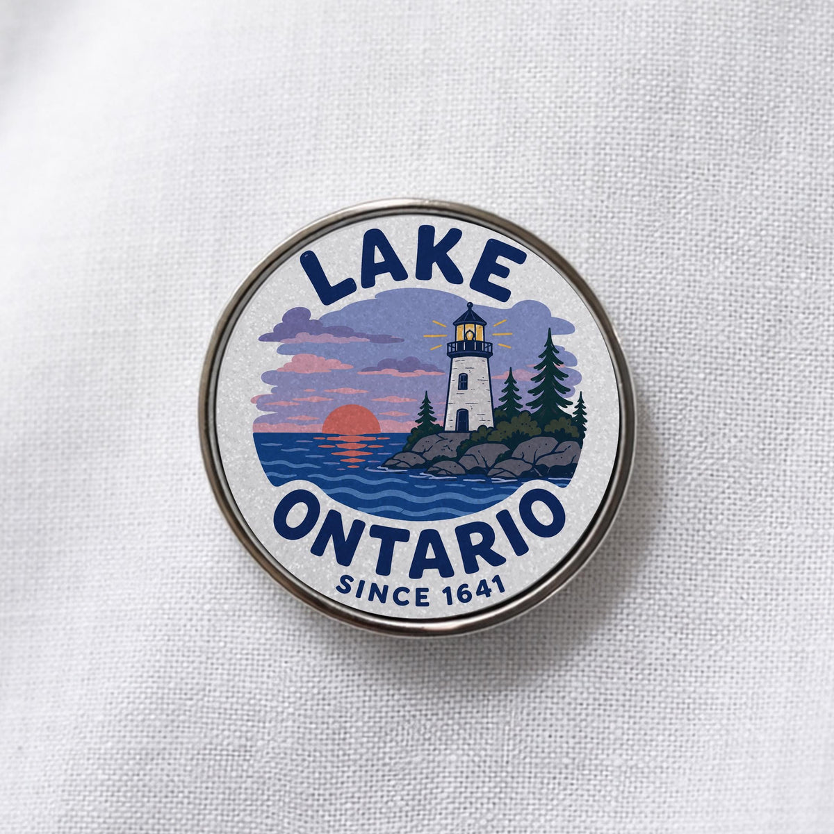 Lake Ontario Since 1641 Lapel Pin