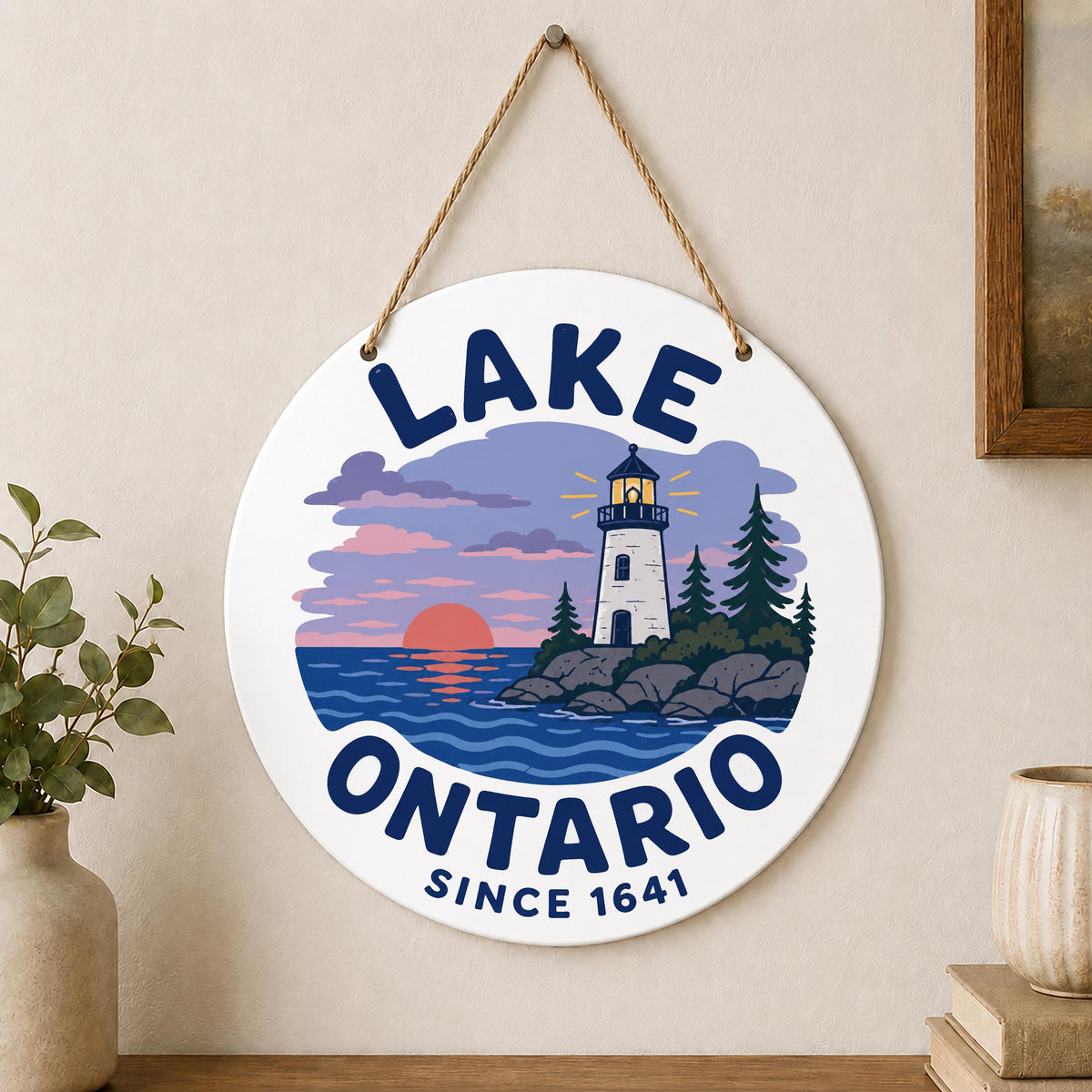 Lake Ontario Since 1641 Wall Hanging