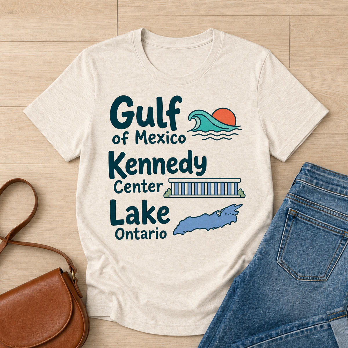 Gulf of Mexico Kennedy Center Lake Ontario Shirt