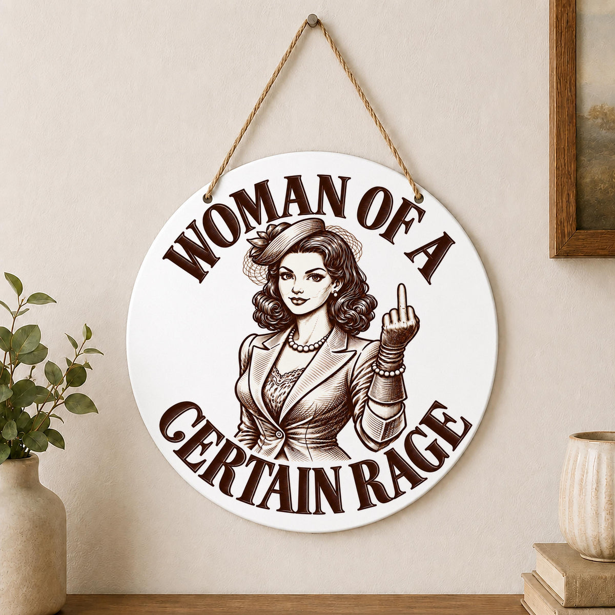 Woman of a Certain Rage Wall Hanging