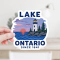 Lake Ontario Since 1641 Sticker or Magnet