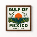 Gulf of Mexico Since 1519 Unframed Art Print