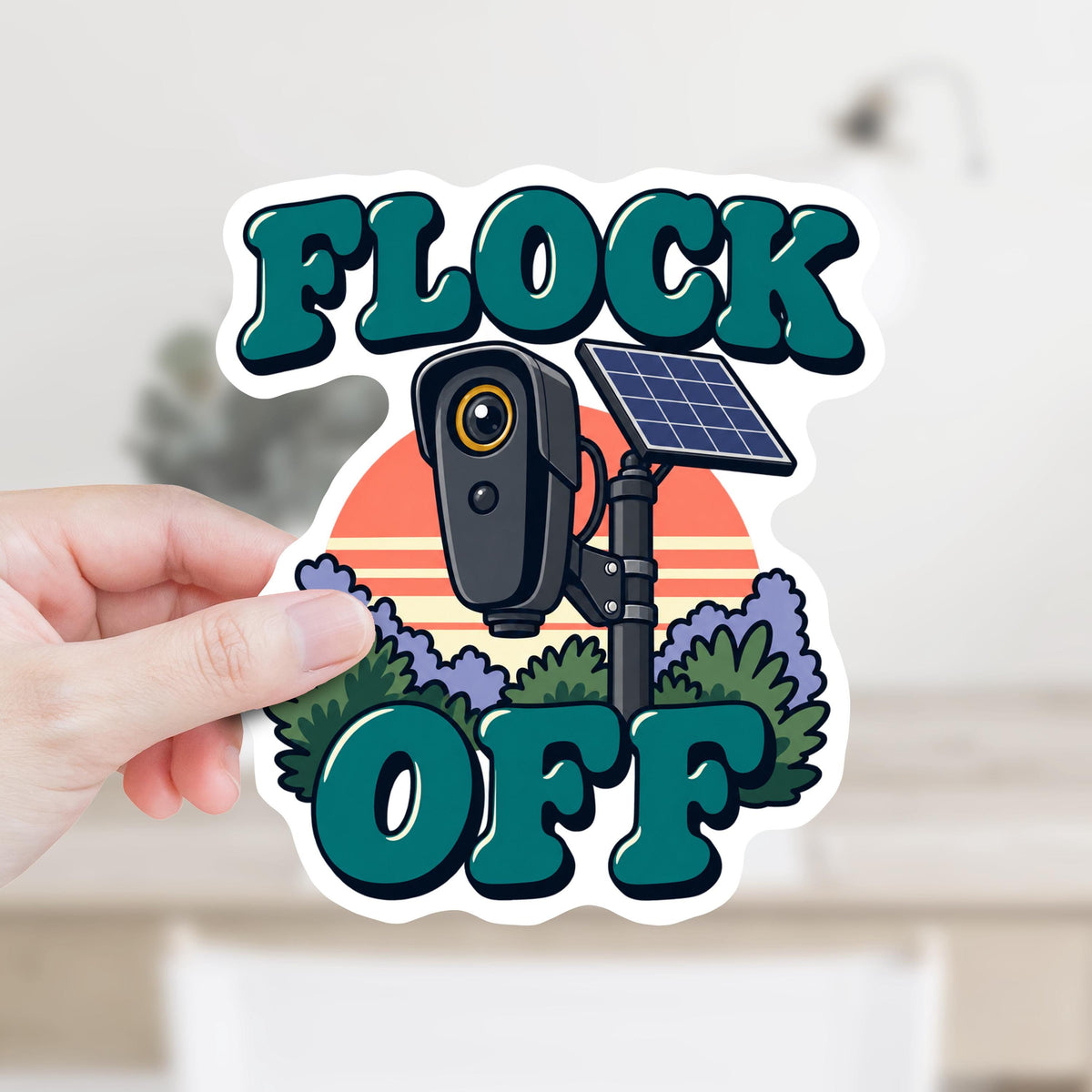 Flock Off Sticker or Magnet