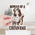 Woman of a Certain Rage Sticker or Magnet