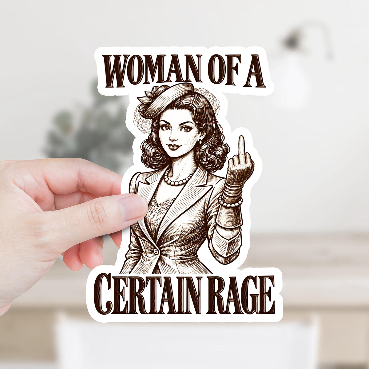 Woman of a Certain Rage Sticker or Magnet