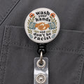 Wash Your Hands Don't Be Racist Badge Reel