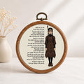 Dark Humor Thanksgiving Faux Embroidery Hoop